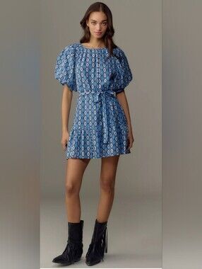 Anthropology -Velvet by Graham & Spencer Dress. Wedding Guest, Tea Time, Cottage